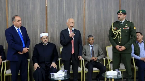 مندوبا عن الملك وولي العهد.. العيسوي يعزي عشيرتي أبو رمان والفاعوري